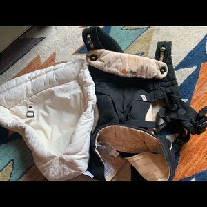 Ergo Baby Carrier - Black and Camel